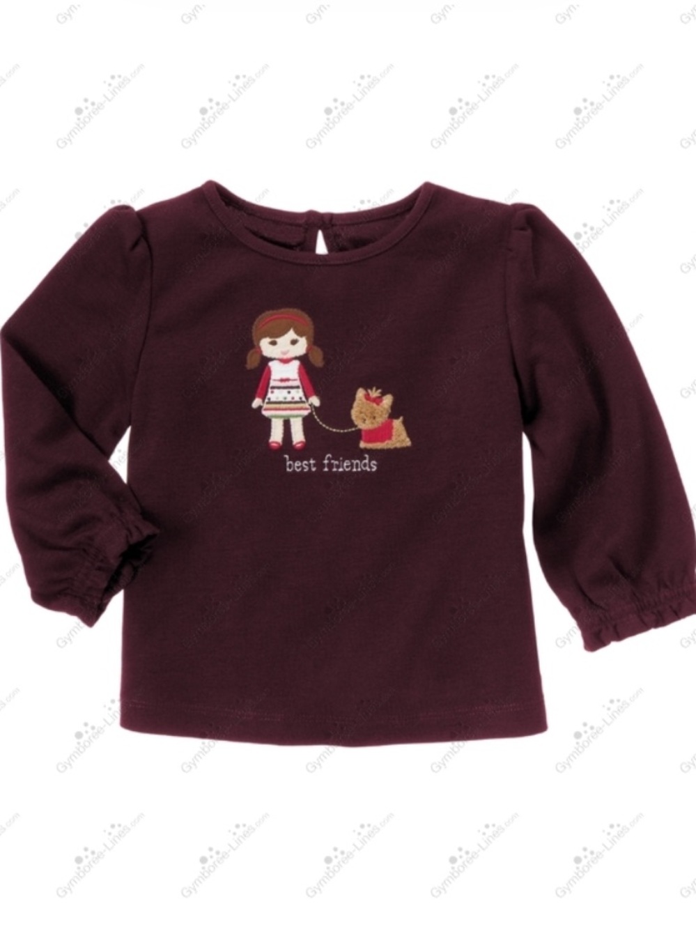 Gymboree Vintage Pups & Kisses Tee Size 3T